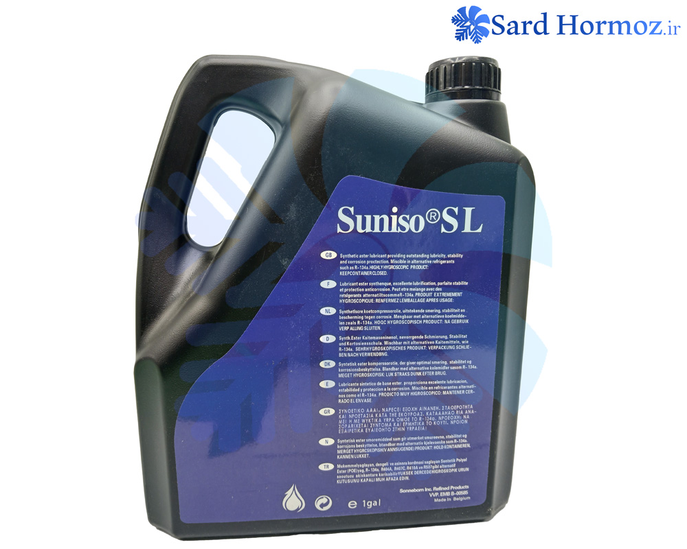 روغن کمپرسور سرمایشی سانیسو Suniso مدل SL100 یکی از محصولات معتبر و پرکاربرد در سیستم‌های تبرید و تهویه مطبوع است که توسط شرکت Suniso تولید می‌شود.